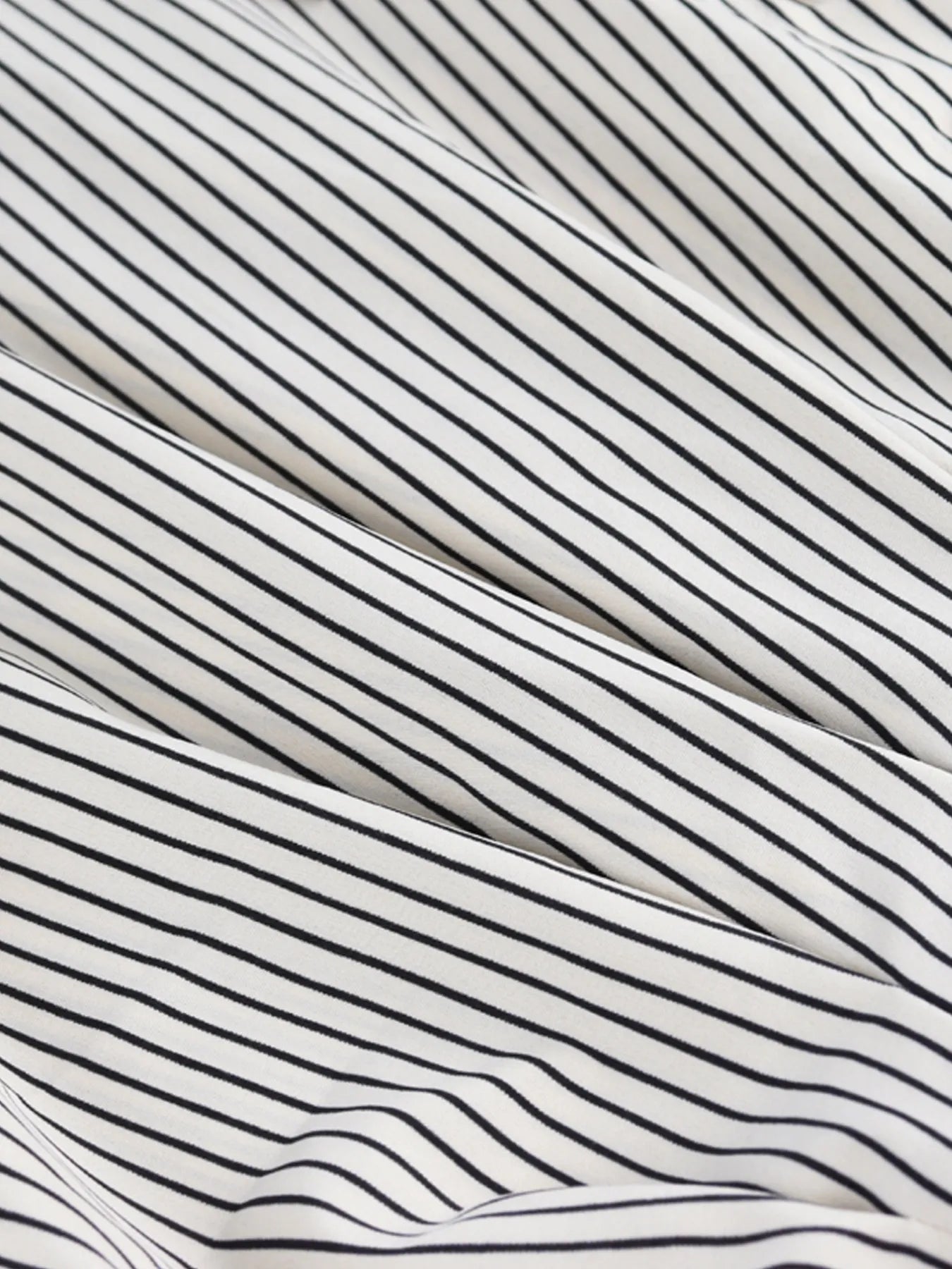 Striped Short Sleeve Button-Up Shirt - Velora