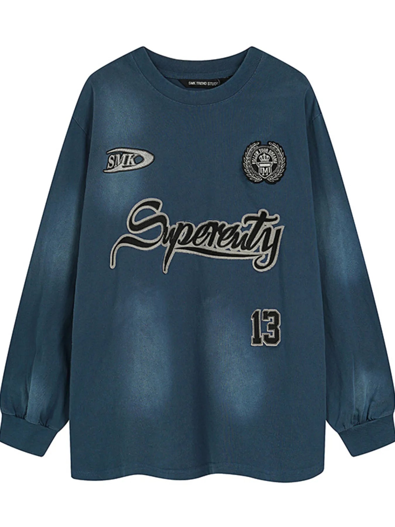 Men's Graphic Oversized Long Sleeve Sweatshirt - Velora