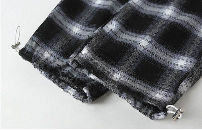 Girls' Suits Western Style Korean Children's Clothing Trendy Plaid Trousers Big Kids - Velora