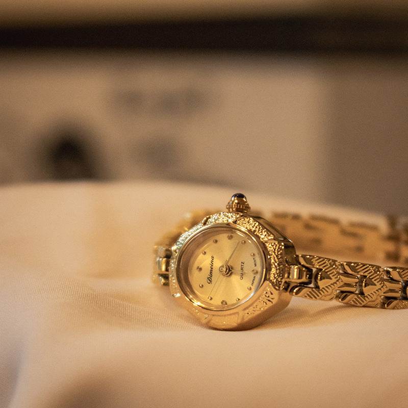 Gilding Copper Strips Middle Ancient Watch - Velora