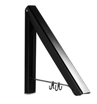 Punch-free Space Aluminum Foldable Invisible Folding Retractable Wall Hanger for Waterproof Hanging Underwear Coat Hanger - Velora