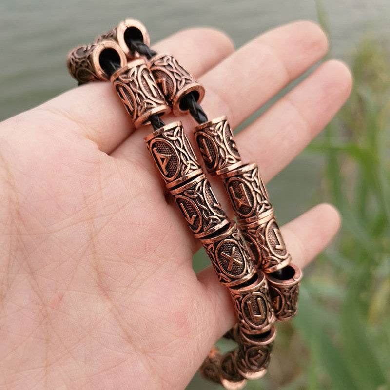 Set Of Viking Rune Beard Beads - Velora