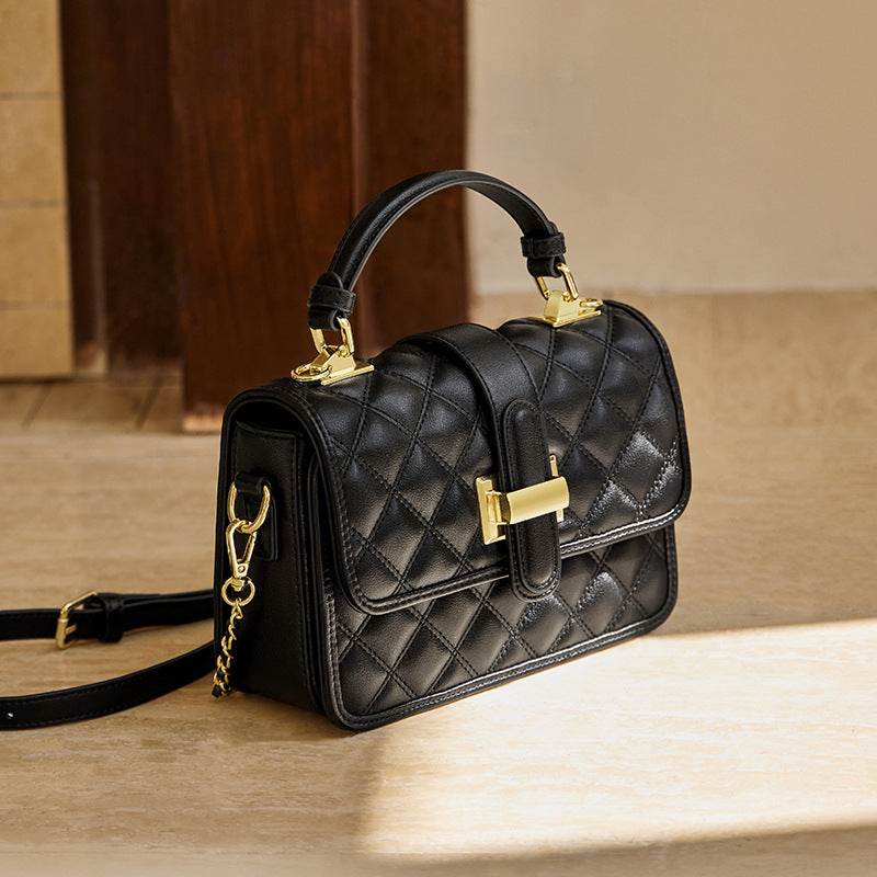 Crossbody Autumn Affordable Luxury Fashion Real Cowhide Small Handbag - Velora