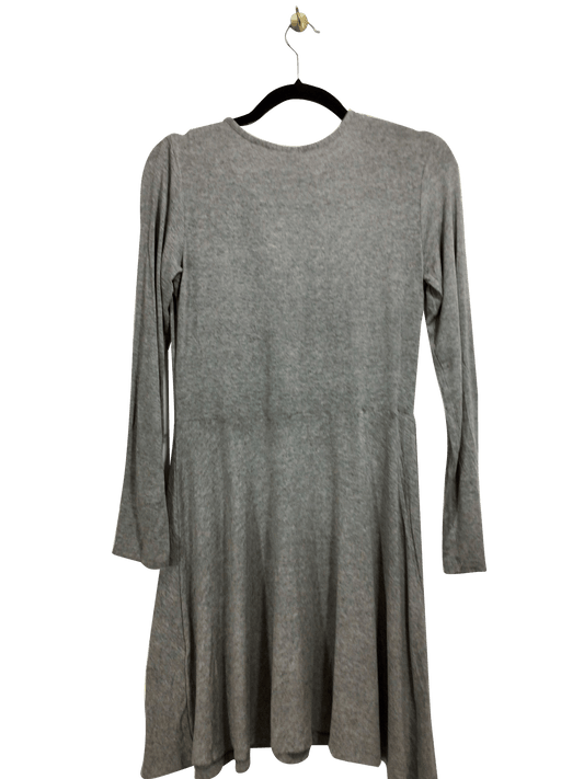 H&M Regular fit Midi Dress in Gray - 10 - Velora