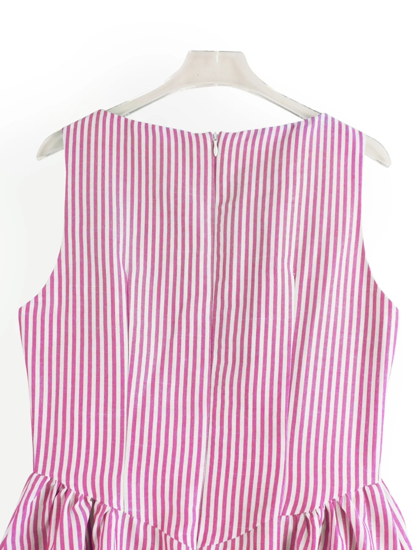 Sleeveless Striped Midi Dress - Velora