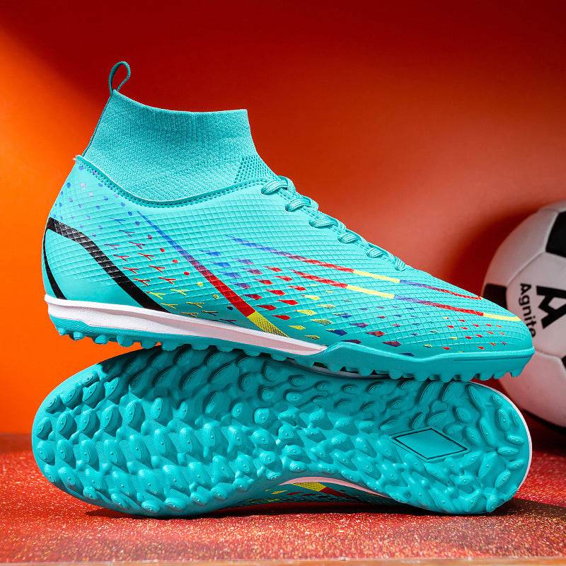 High Top Football Shoes Fly Knit Sock Sleeves - Velora