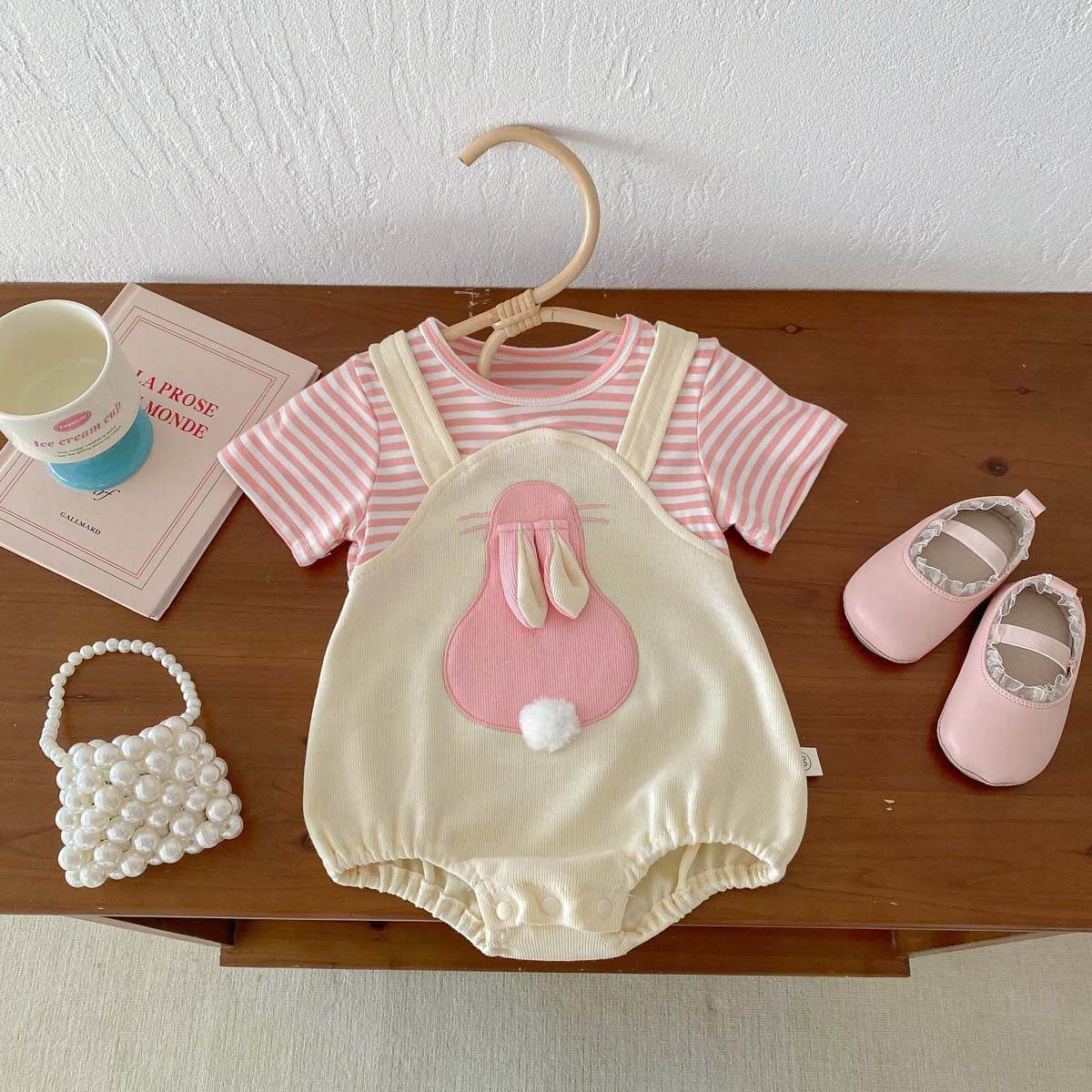 Baby Jumpsuit Fake Two Pieces Onesie - Velora