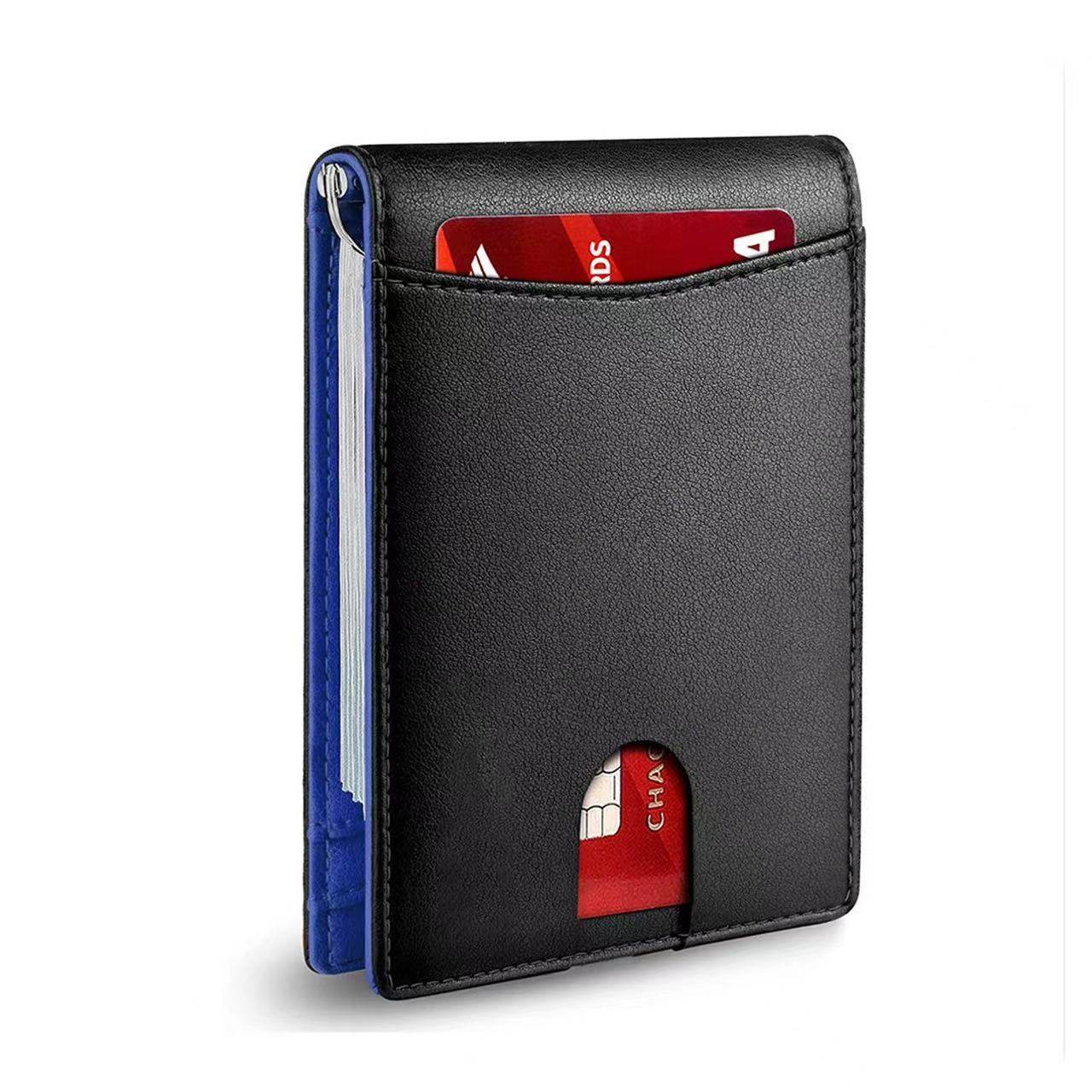 Leather Multifunctional Card Sleeve Microfiber Wear-resistant Rfid Anti-theft Swiping - Velora