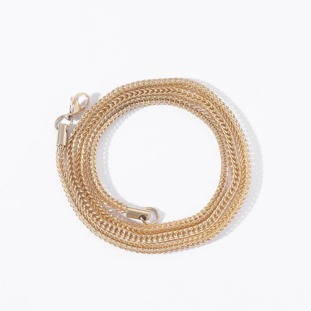 Vacuum Electroplating Stainless Steel Chain Necklace For Men And Women - Velora