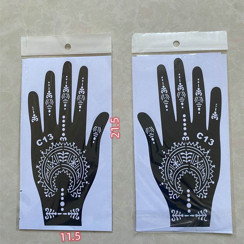 India Nepal Inkjet Large Template Original Hand Type - Velora