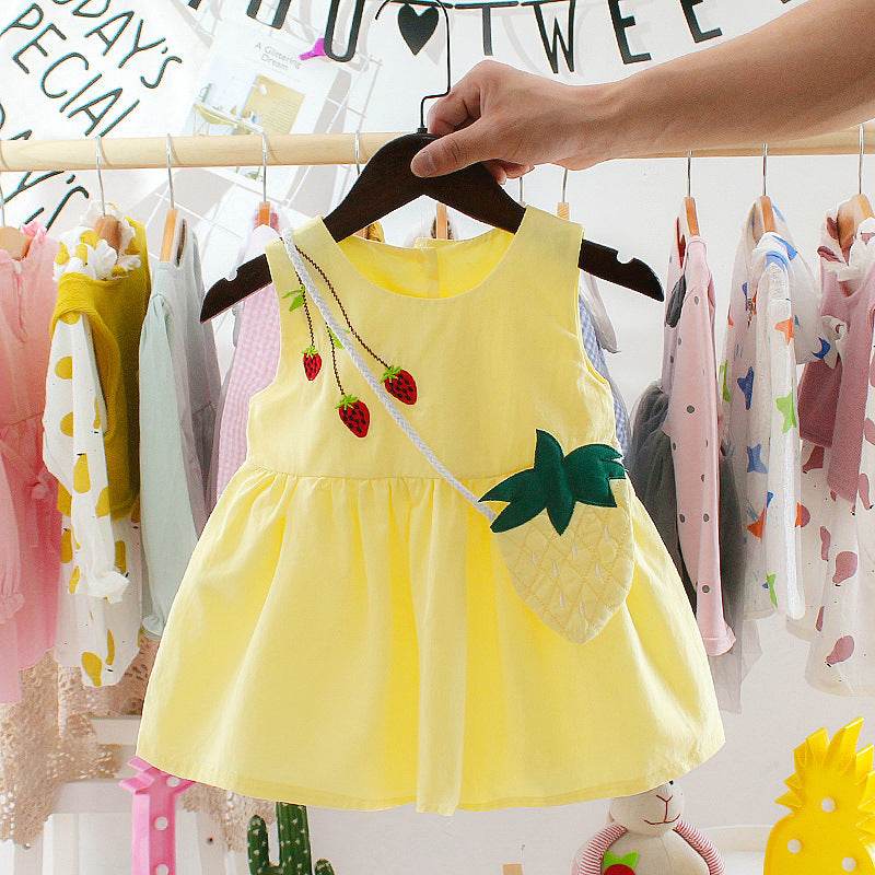 Baby Girl Summer Dress 1-3 Years Old Suspender Baby Skirt Girl Dress - Velora