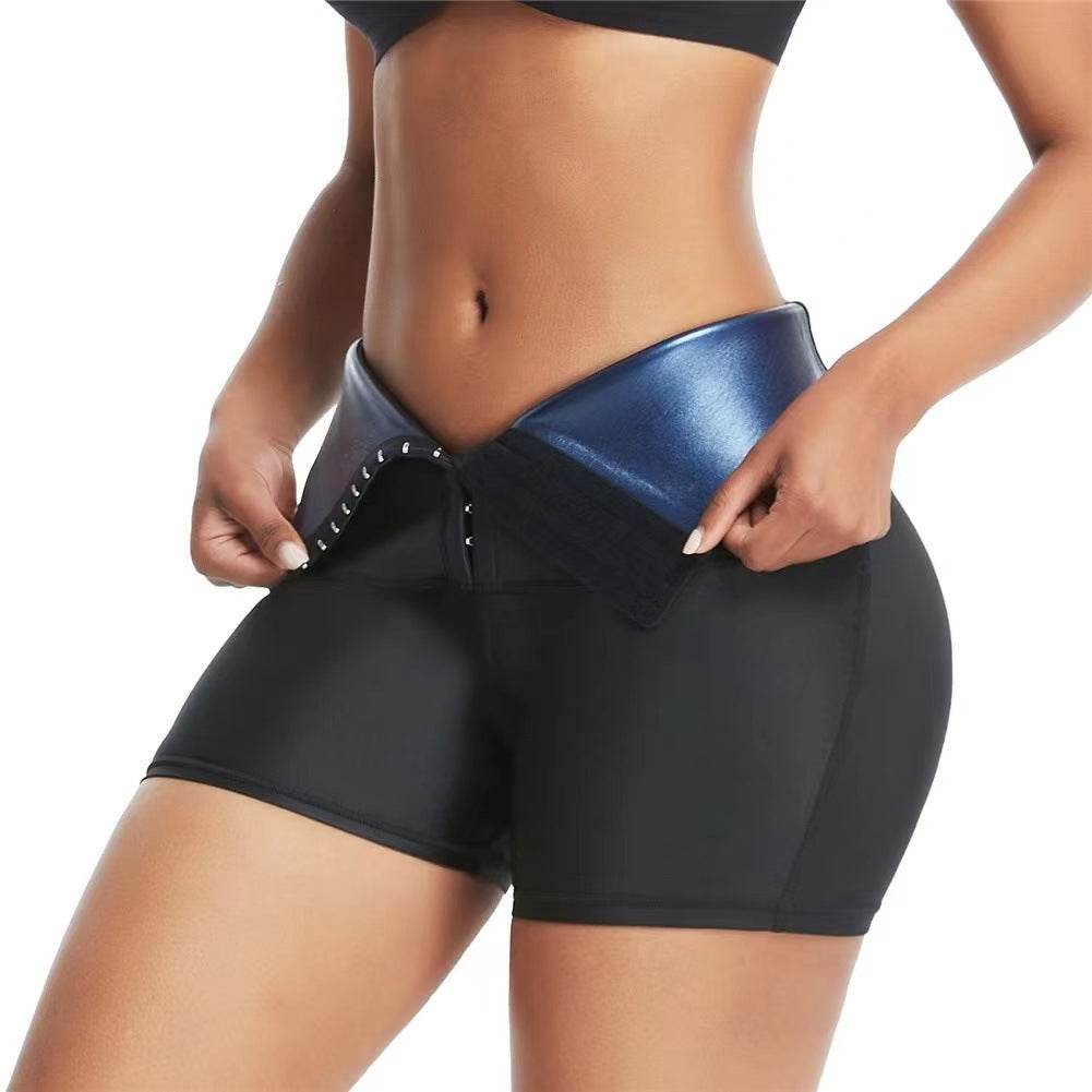 Slimming Pants Waist Trainer Shapewear Tummy Hot Thermo Sweat Leggings Fitness Workout Sweat Sauna Pants Body Shaper - Velora