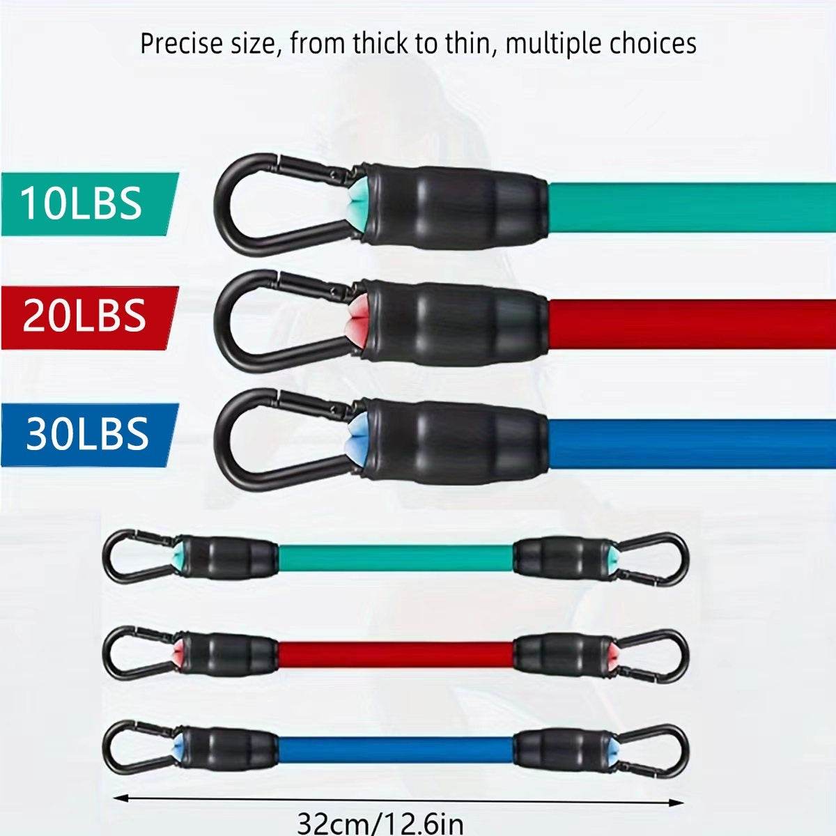 Ankle Strap Resistance Bands Hip Leg Strength Pull Rope Fitness Elastic Training Home Yoga Pilate Crossfit Workout Gym Equipment - Velora
