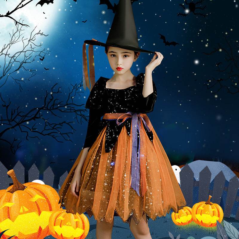 Halloween Children's Clothing Girls' Dress - Velora