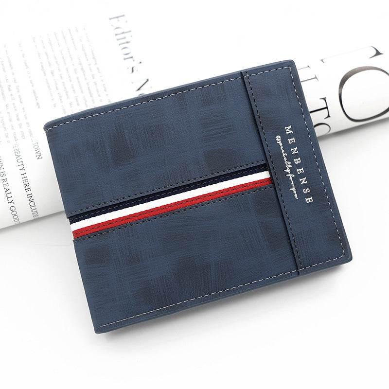 Large Capacity Tri-fold Bag Coin Bag Card Slots ID Card Wallet - Velora