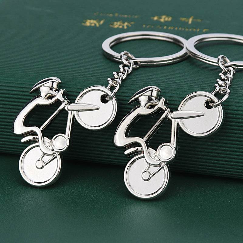 Mini Bicycle Metal Keychains Pendant Tourist Souvenir - Velora