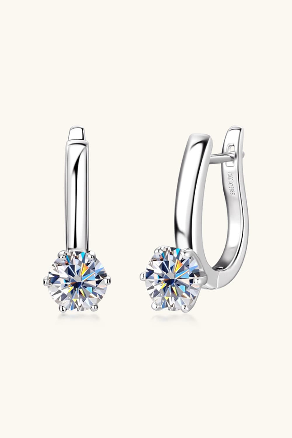 2 Carat Moissanite 925 Sterling Silver Earrings https://like2b-uy
