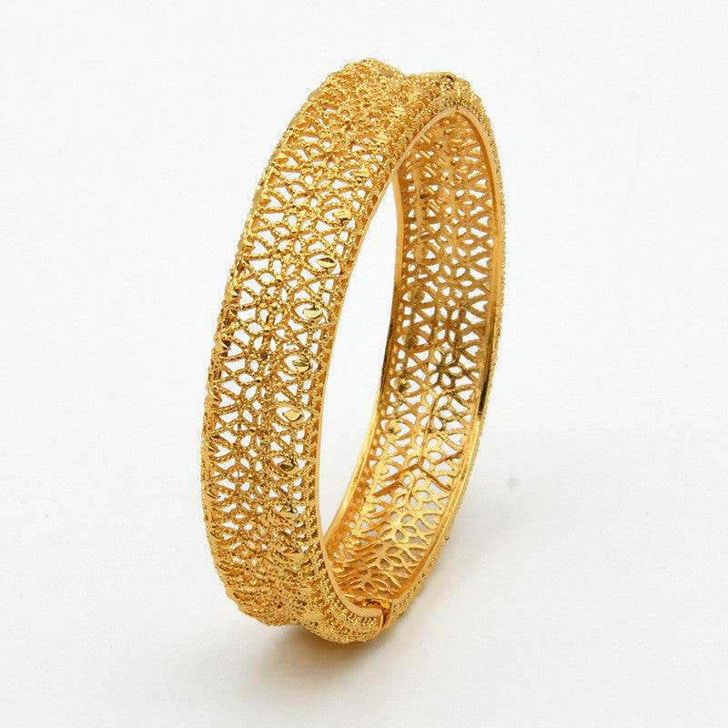 India Nigeria Women's Wedding Sand Gold Bracelet - Velora