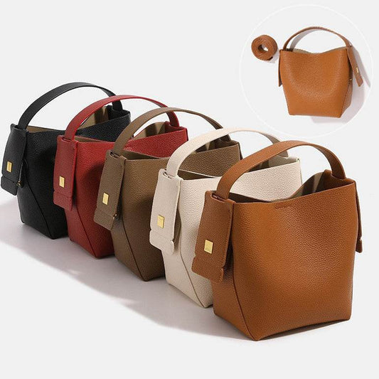 Simple Vintage Commuter Women Handbags Business Small Crossbody Shoulder Bags Fashion Trend Luxury Leather Bags - Velora