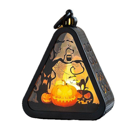 Halloween Decorations Portable Pumpkin Lamp Layout Props - Velora