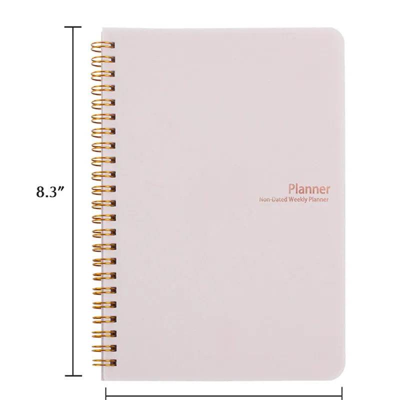 Non Dated Daily Weekly Monthly Planner Agenda Notebook Diary - Velora