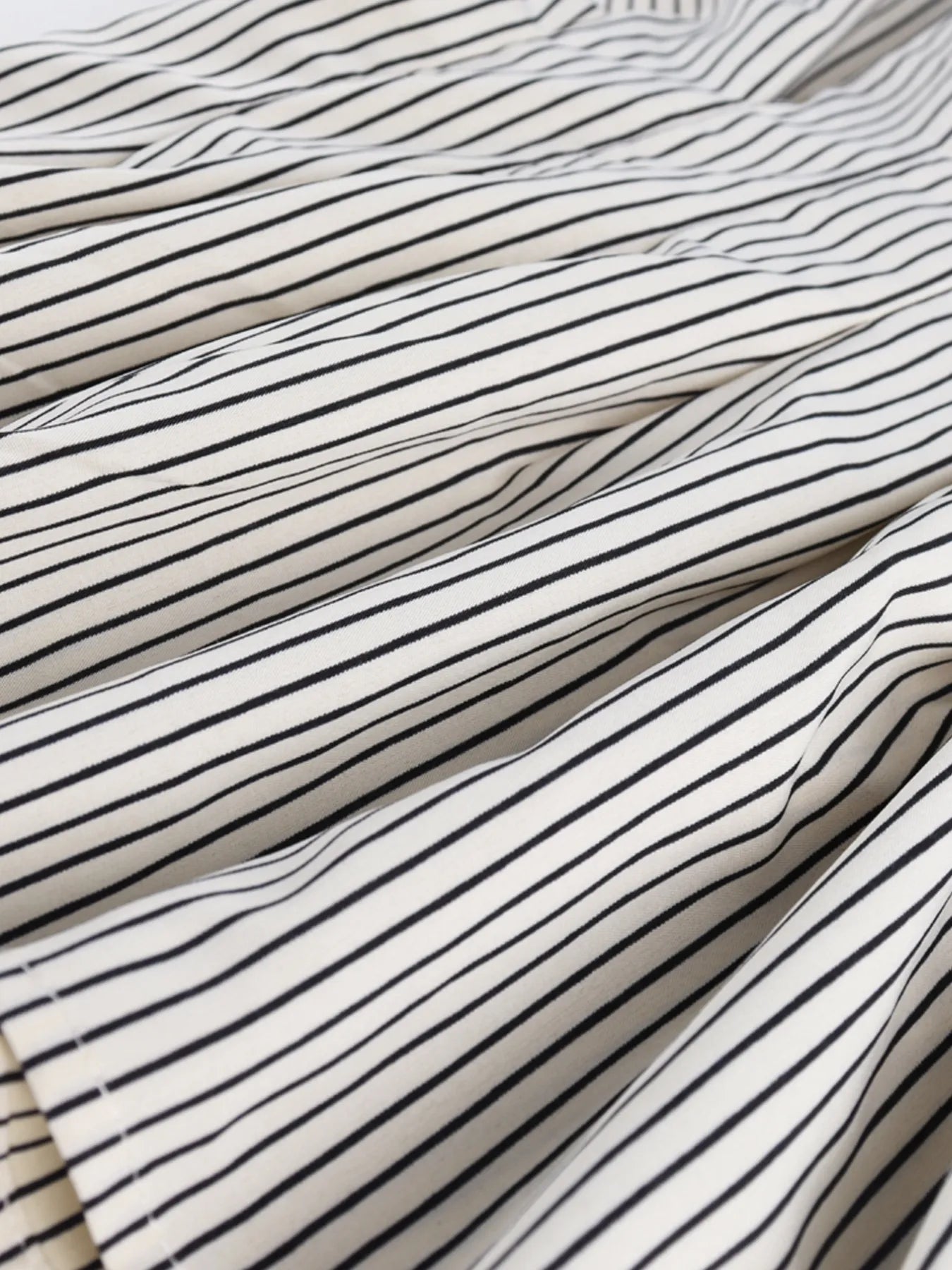 Striped Short Sleeve Button-Up Shirt - Velora