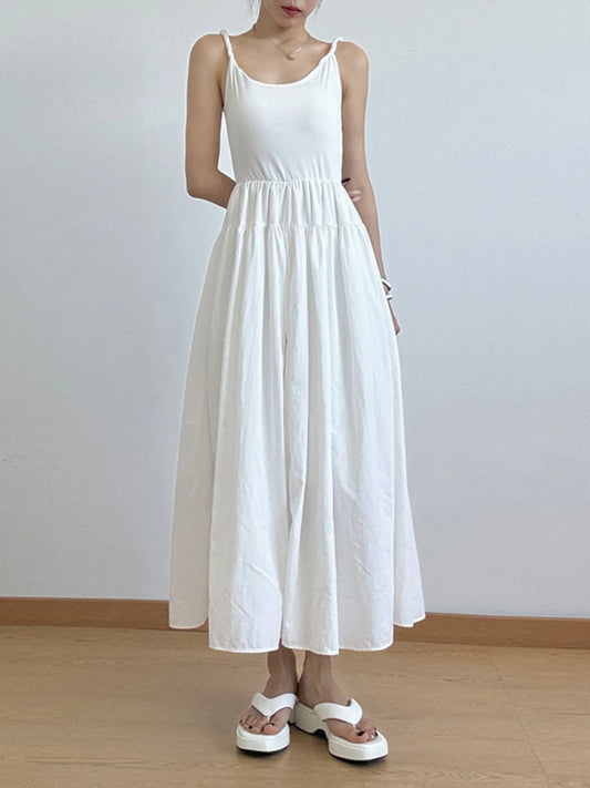 Casual Scoop Neck Cami Dress - Velora