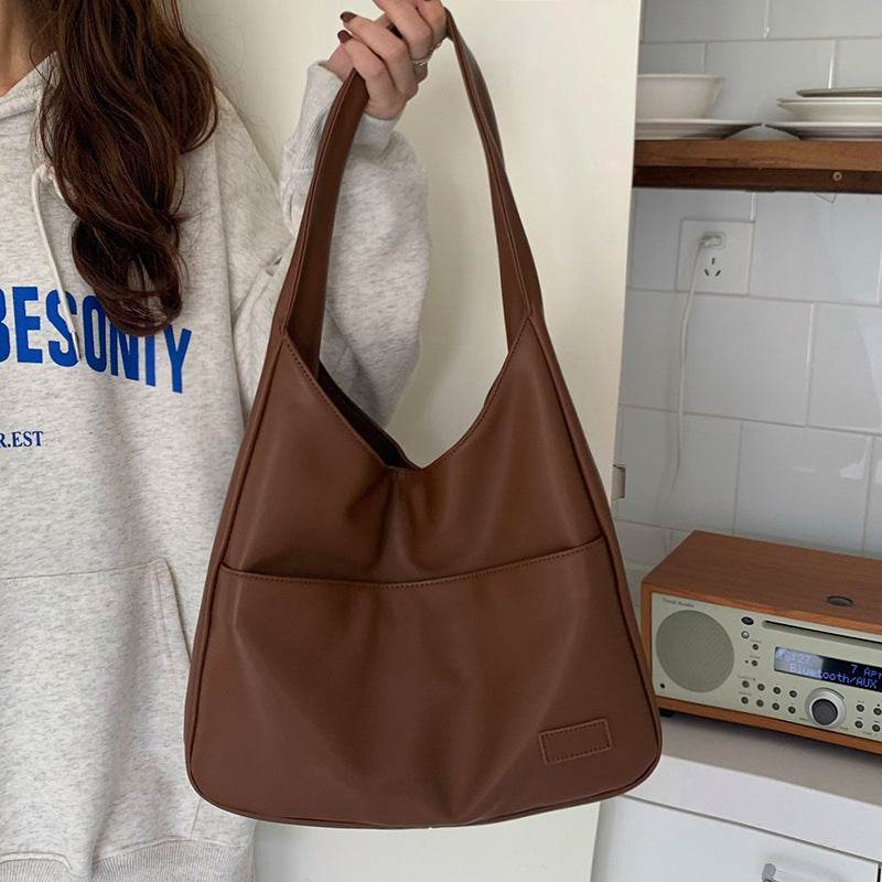 Fashion Tote Bag Large Capacity Casual Shoulder Bag Women's Commuting Handbag College Student - Velora