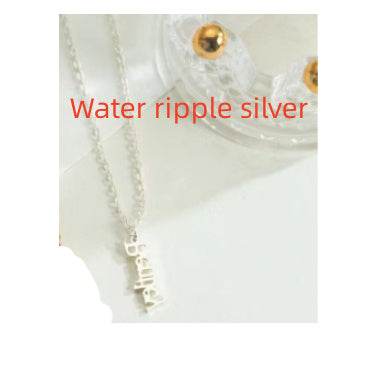Customized Vertical Name Necklace Personalized Hang Tag Name Jewelry Gift For Mom - Velora