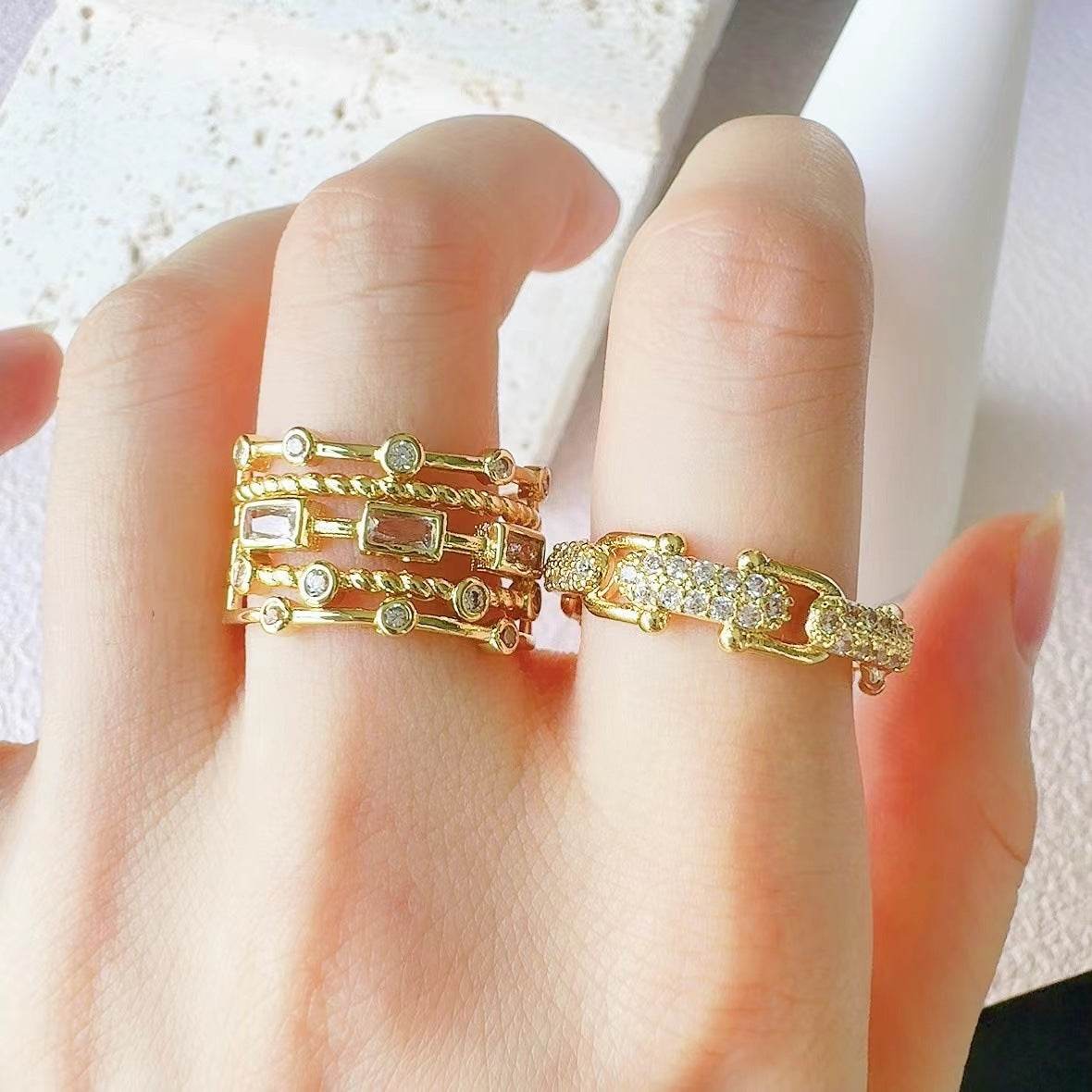 European And American Retro Affordable Luxury Personality Butterfly Opening Ring High Sense - Velora
