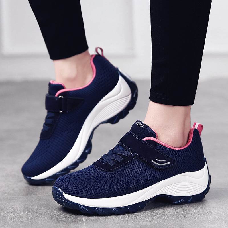 Running Shoes, Outdoor Key-step Sports Shoes, Thick-soled Height-increasing Shoes - Velora