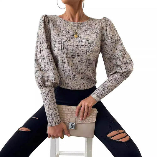 Fashionable Elegant Retro blouse top For Women - Velora