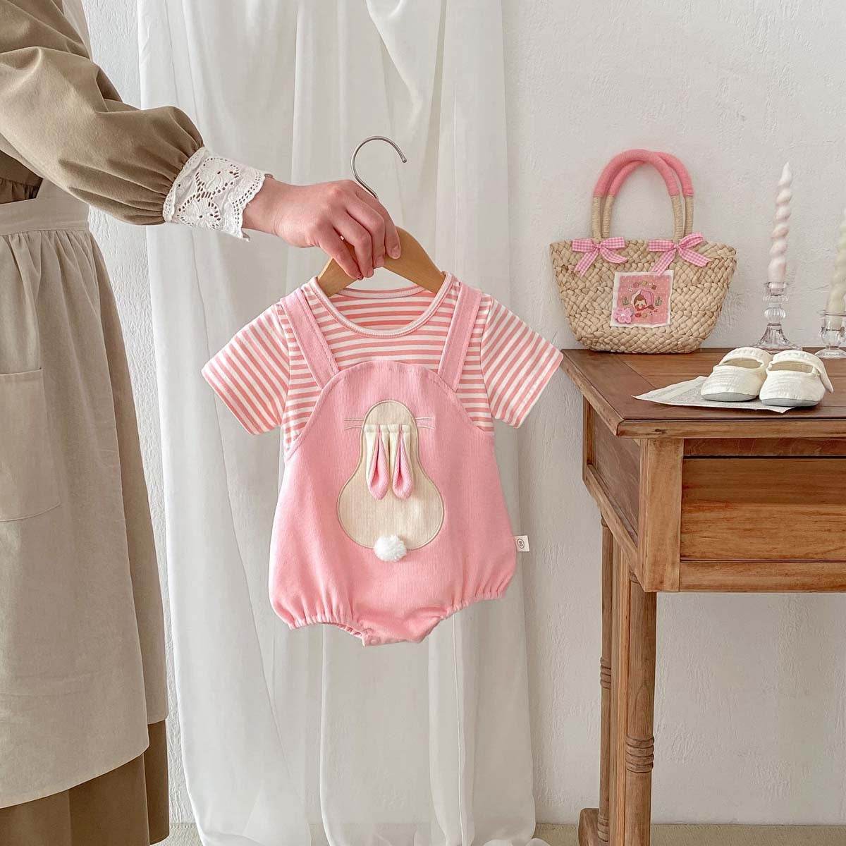 Baby Jumpsuit Fake Two Pieces Onesie - Velora