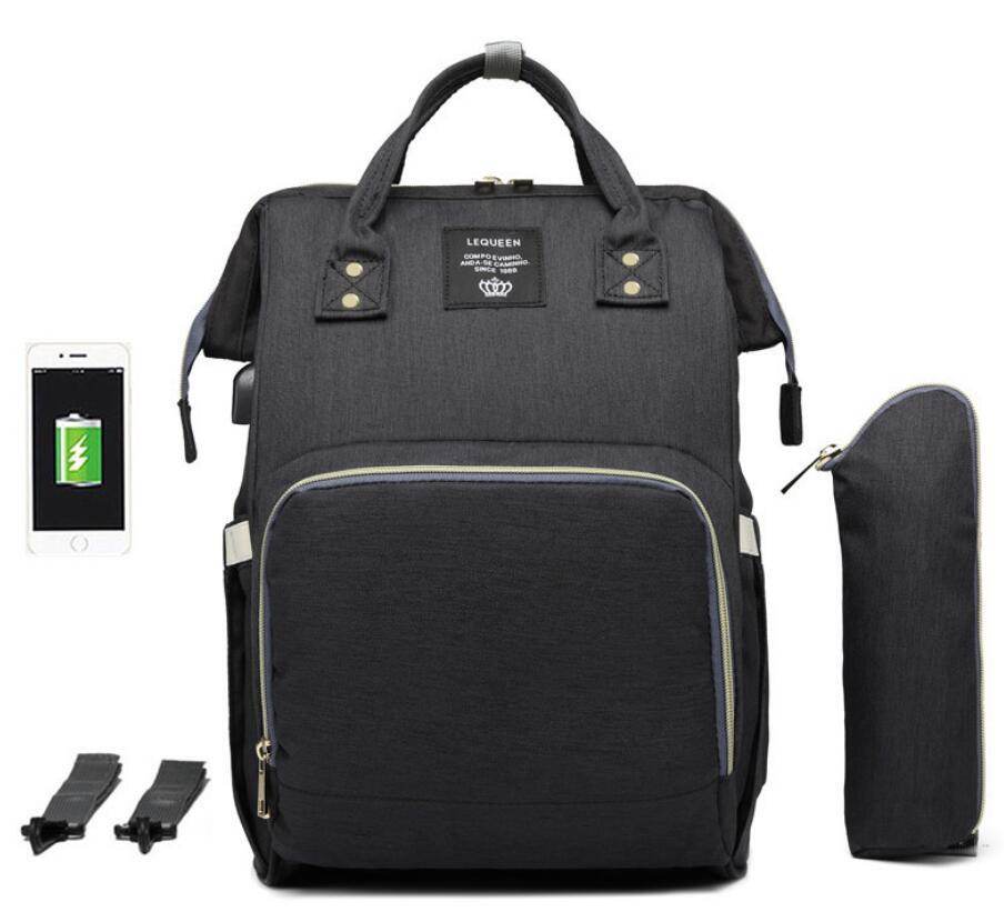 Large Capacity Diaper Bag Mummy Nursing Nappy Backpacks Travel Baby - Velora