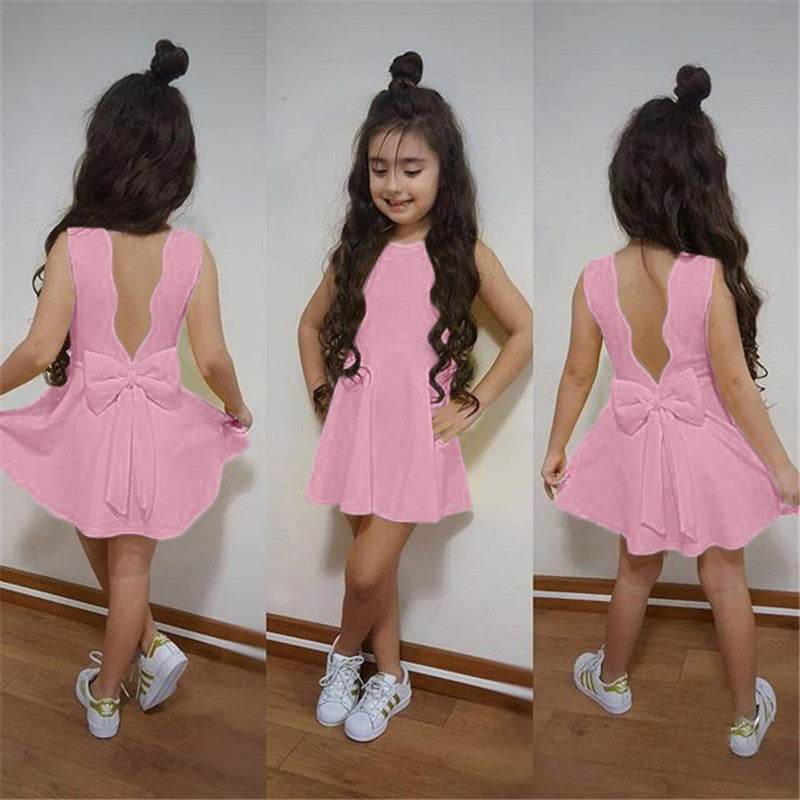 Kids Clothes Dress Baby Sleeveless Girl Clothing Years - Velora
