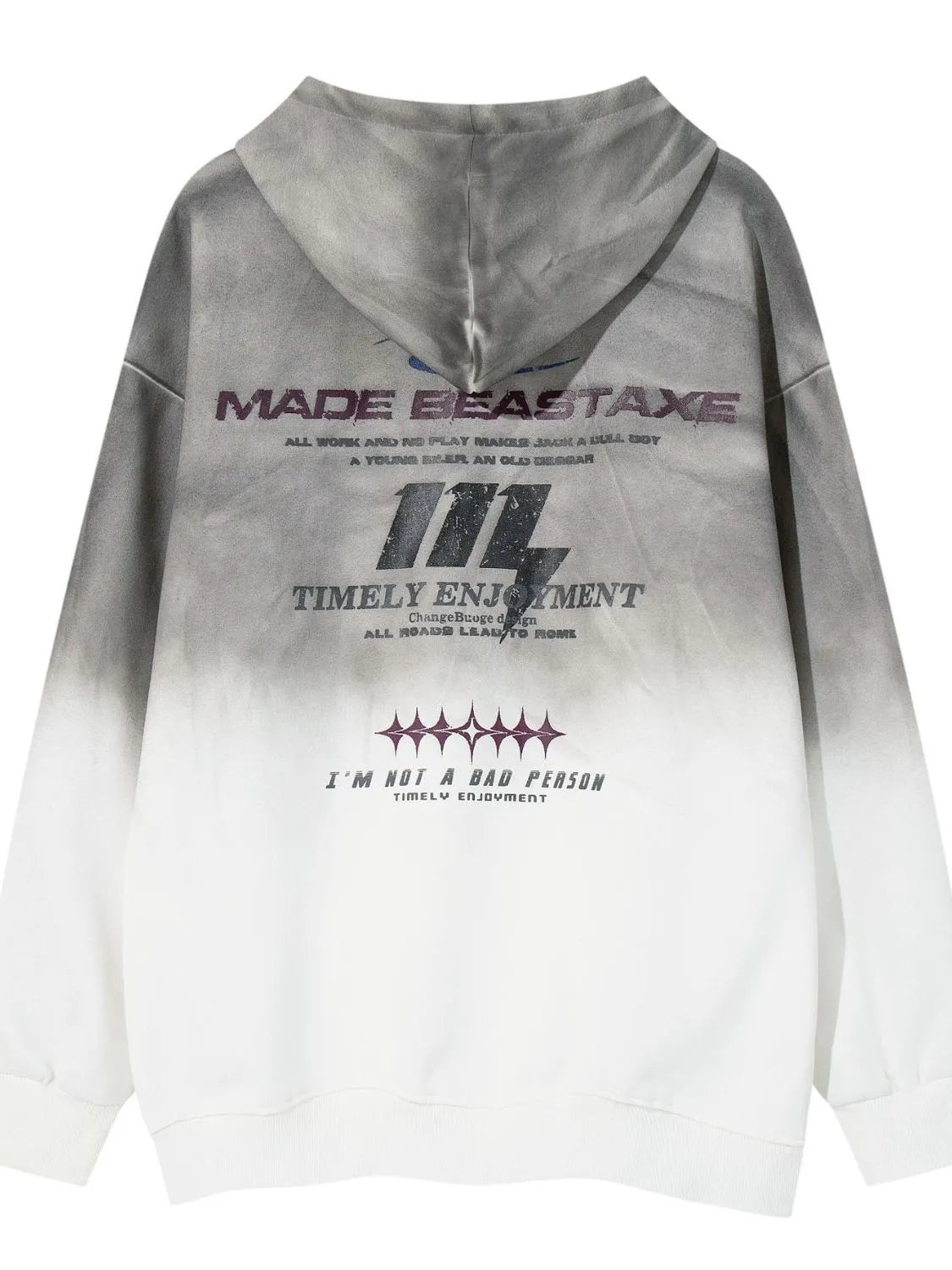 Men's Gradient Long Sleeve Hoodie - Velora