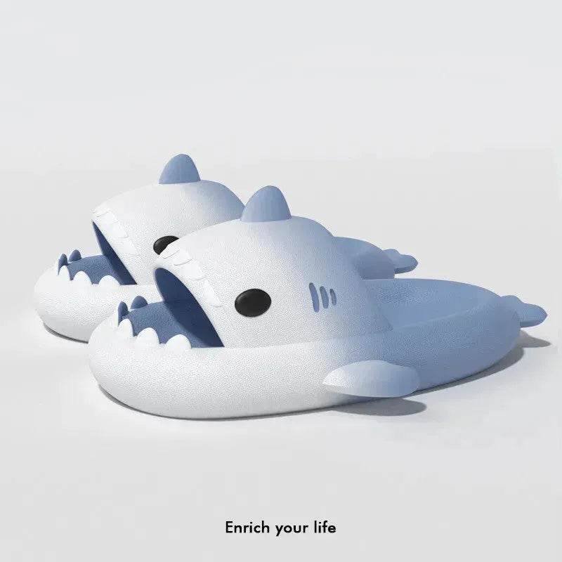 Flip flop Shark Slides Slippers Men's Home Bathroom Non-slip Slippers - Velora