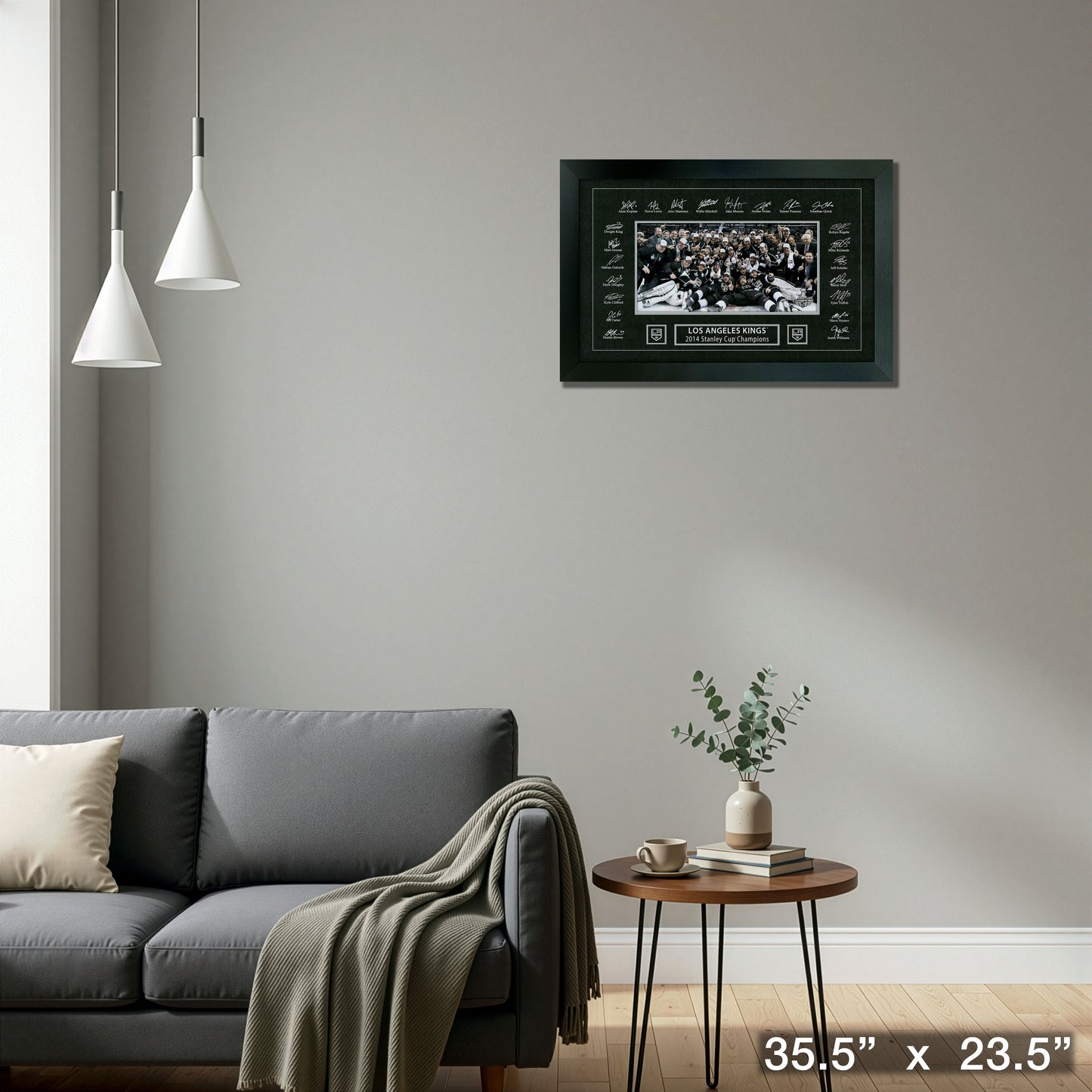 Los Angeles Kings 2014 Stanley Cup Replica Signature Frame