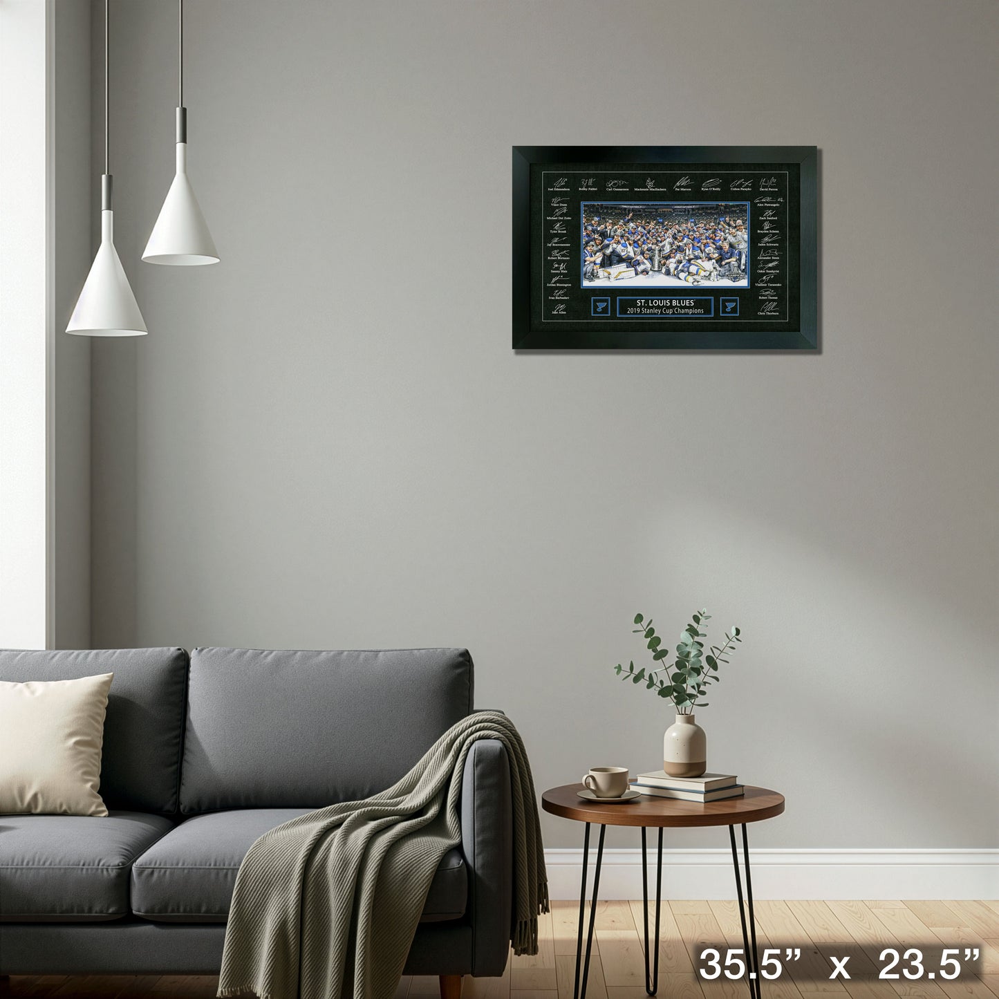 St.Louis Blues 2019 Stanley Cup Replica Signature Frame