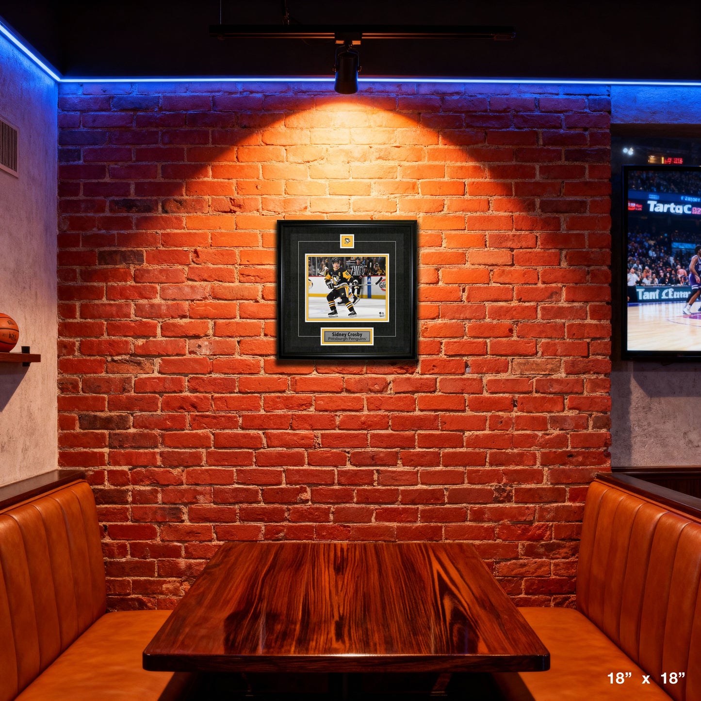 Sidney Crosby Framed Pin & Plate Pittsburgh Penguins