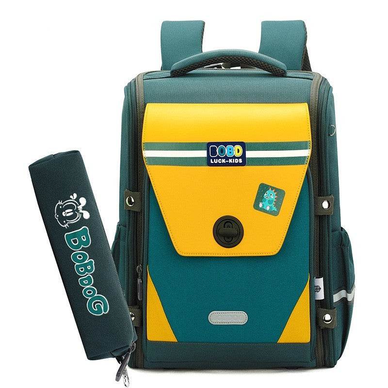 Children's Schoolbag Primary School Spine Protection Burden Reduction Backpack - Velora