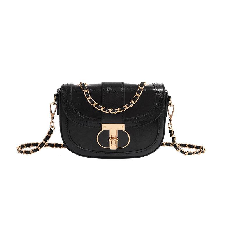 Saddle Crossbody Bag Chain All-match - Velora
