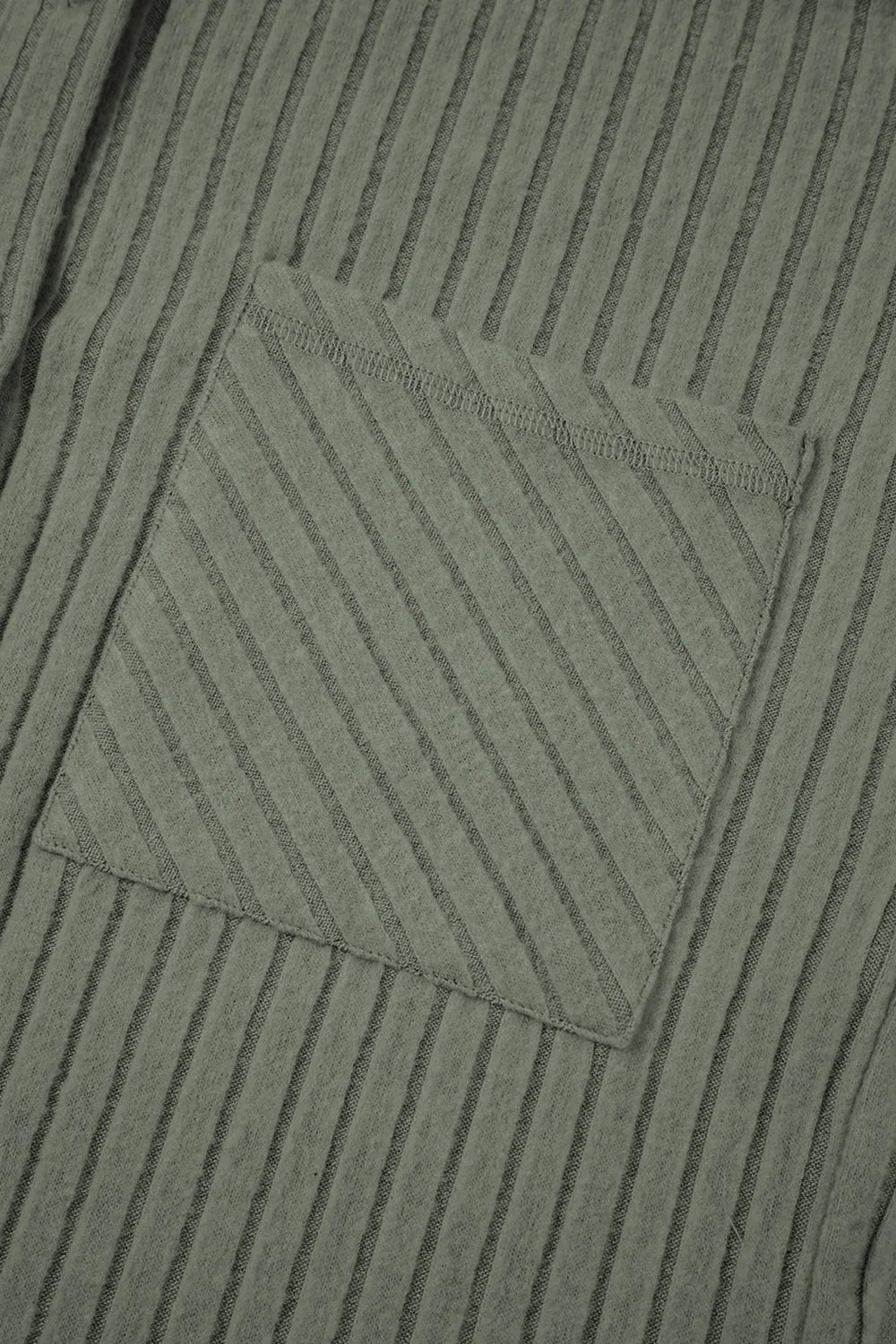 Ribbed Knit Button-Up Cardigan - Velora