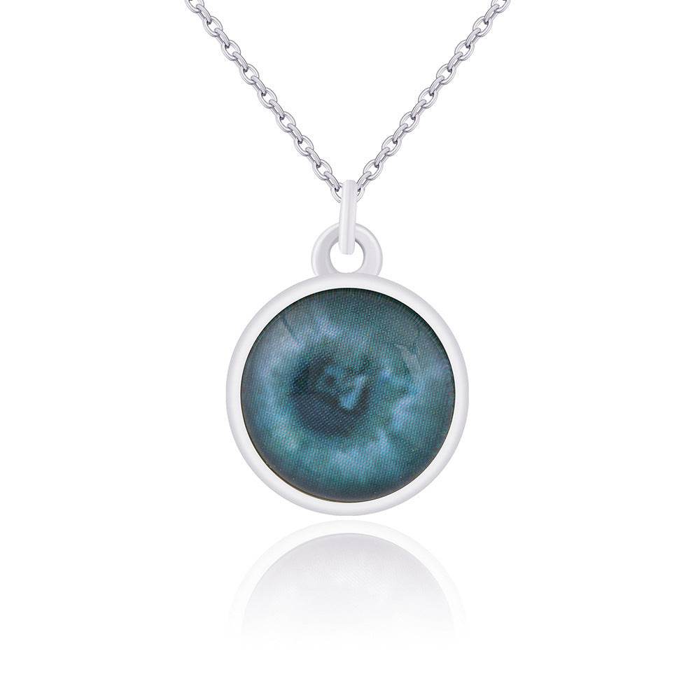 Custom Iris Necklace Add Eye Photo As A Unique Gift For Loved Ones - Velora