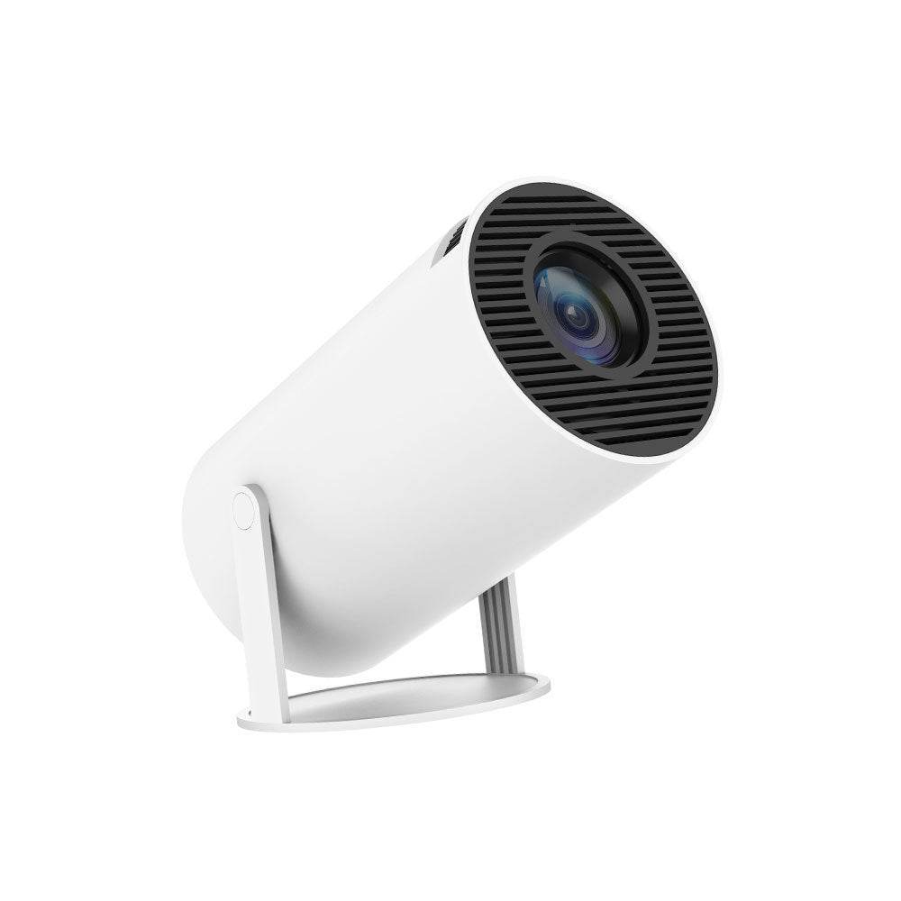 Portable Projector Small Straight Projector For Home Use 180 Degrees Projection Angle Automatic Focus Home Video Projector - Velora
