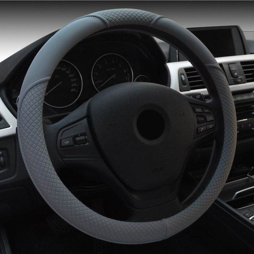 New Four Seasons Four Seasons Universal Ice Silk Non-Slip Car Steering Wheel Cover Braid Interior Car Accessories - Velora