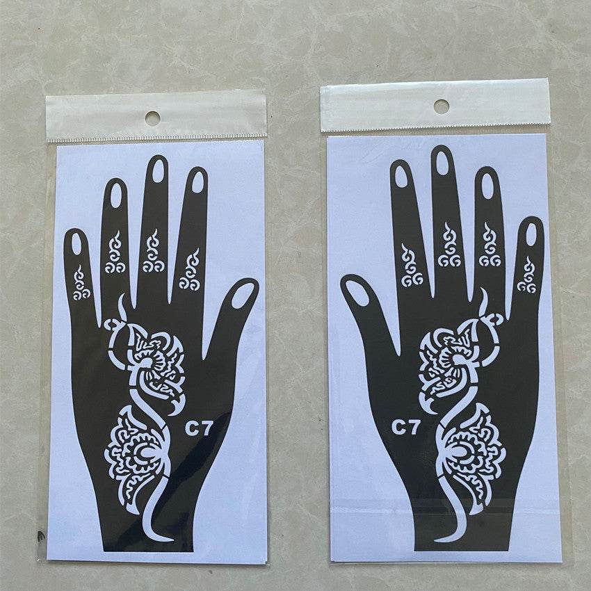 India Nepal Inkjet Large Template Original Hand Type - Velora