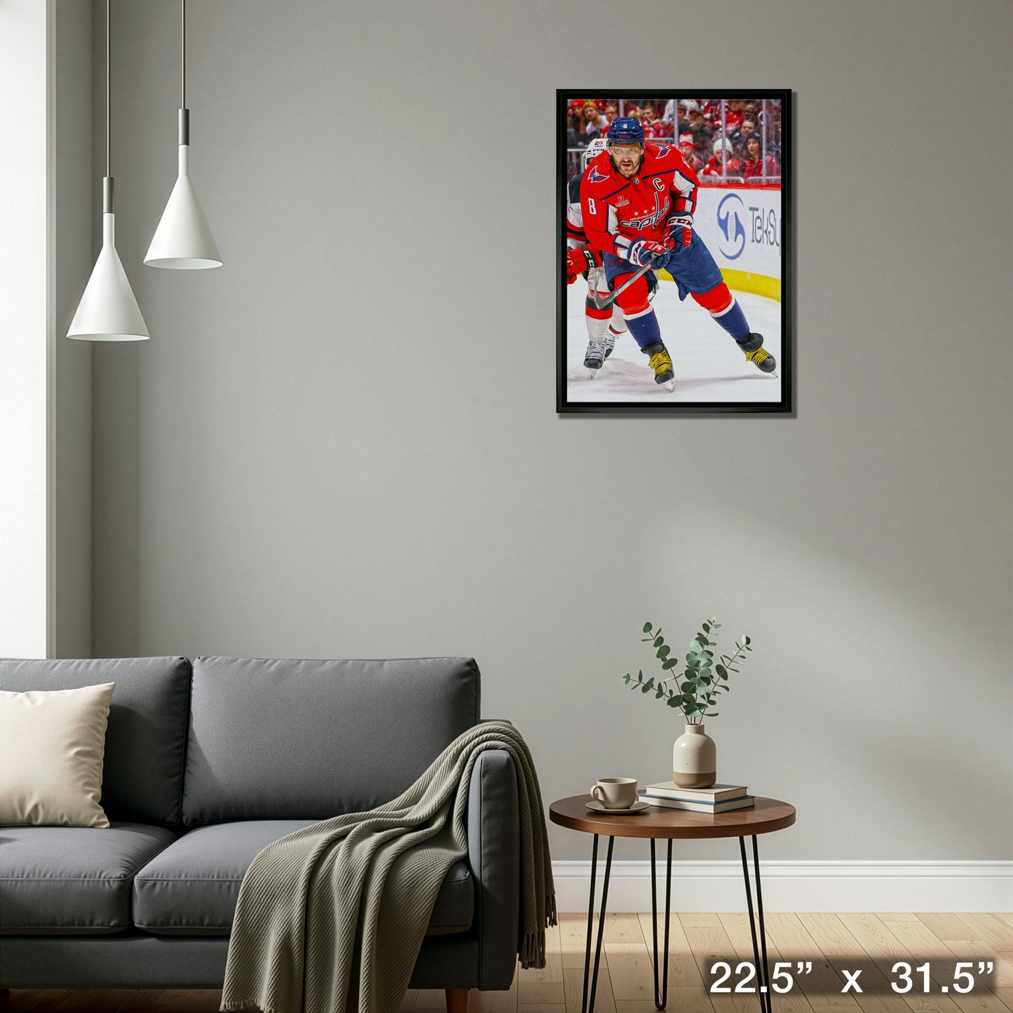 Alexander Ovechkin Framed 20x29 Canvas Capitals Action-V