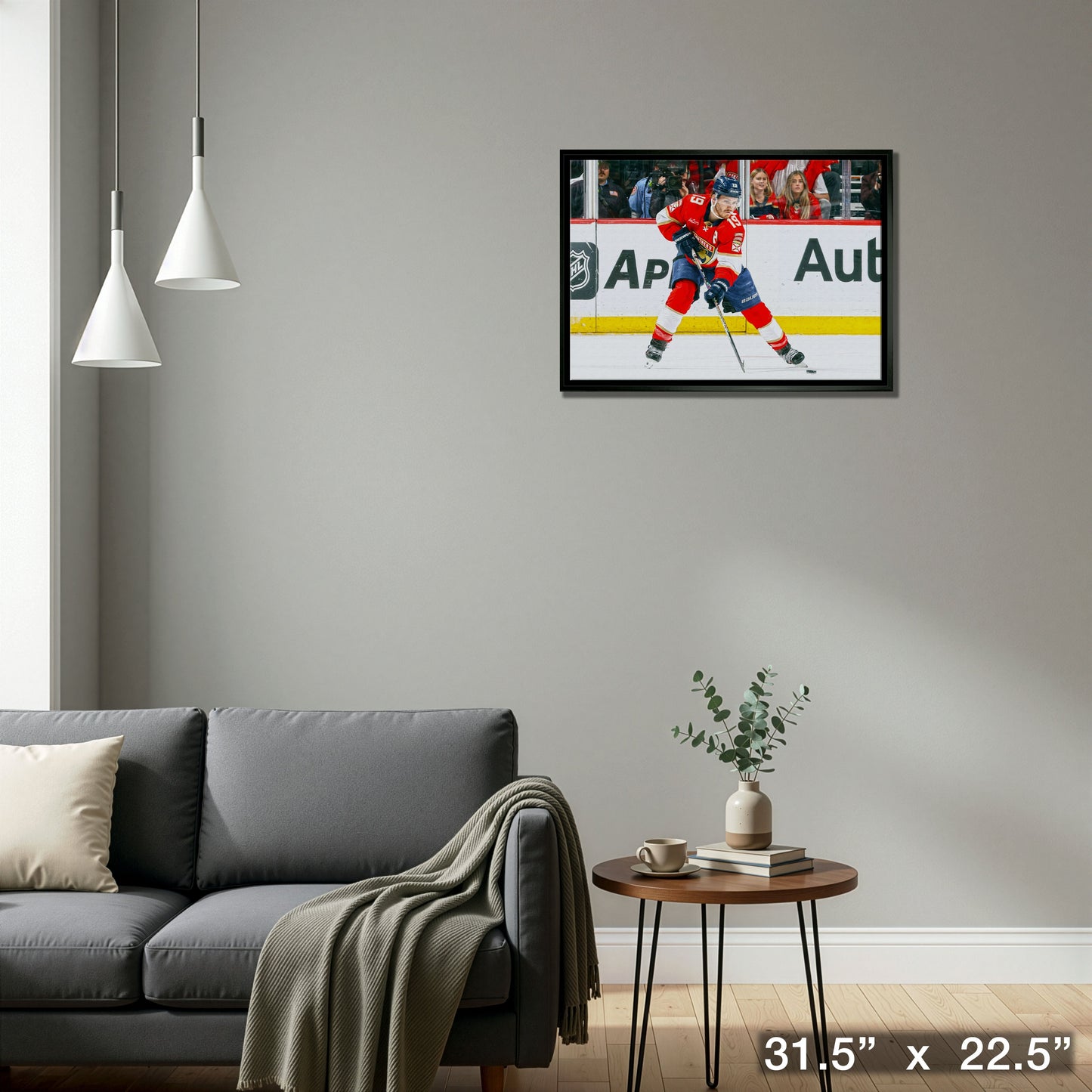 Matthew Tkachuk 20x29 Framed Canvas Panthers