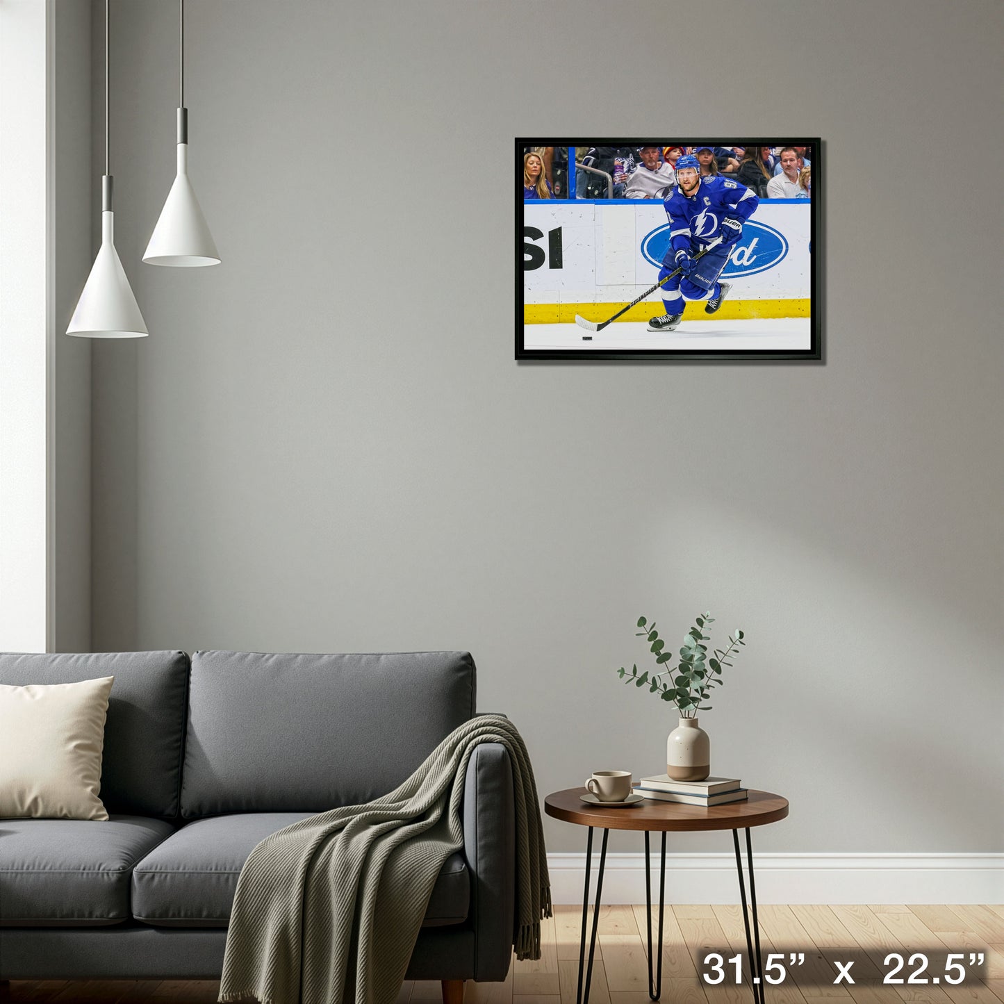 Steven Stamkos 20x29 Framed Canvas Tampa Bay Lightning